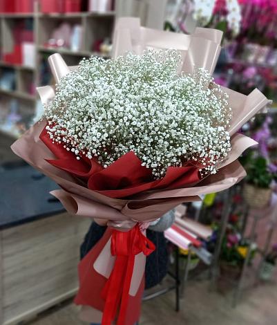 Букет цветов из: Гипсофила в Сикаках