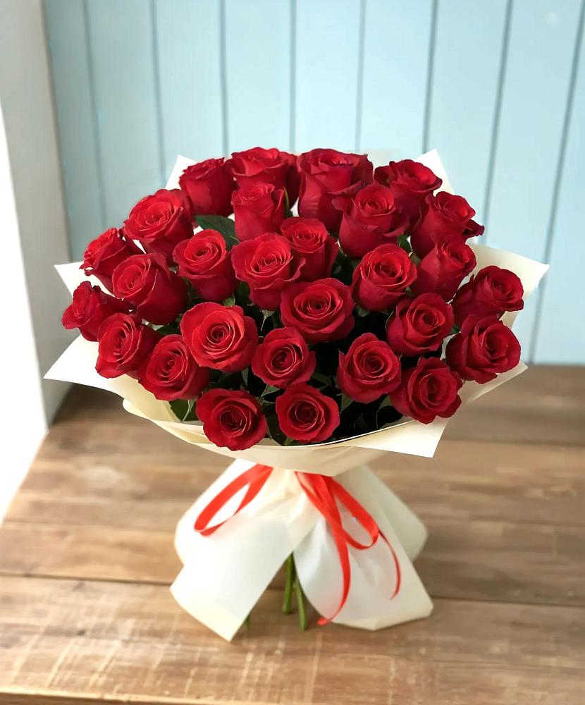 Букет 29 Красных роз в Сикаках