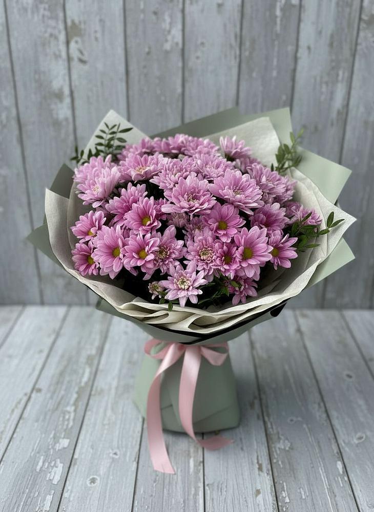 Букет цветов из: Хризантемы в Сикаках