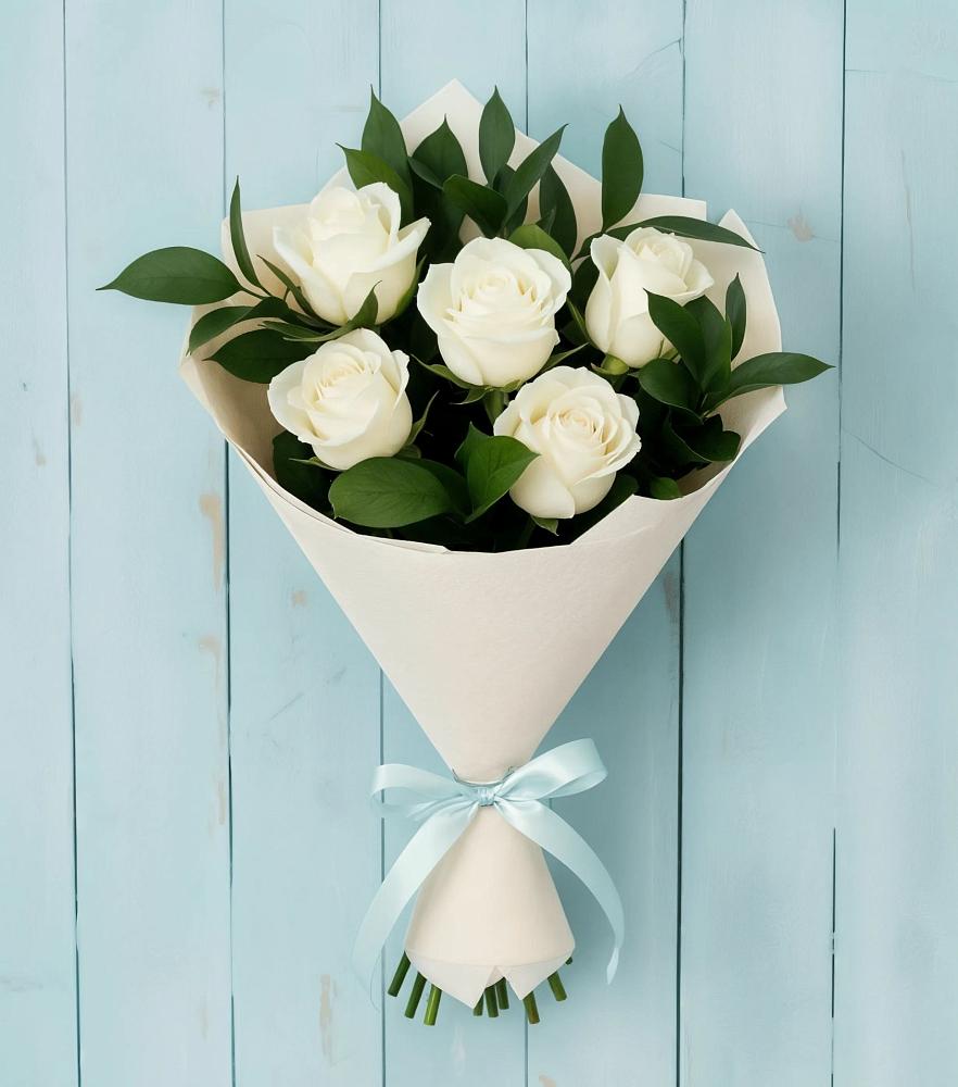 Букет цветов из: Розы в Сикаках