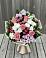 Букет цветов из: Альстромерии, Гвоздики, Розы и Хризантемы в Сикаках
