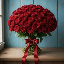 Букет Красные розы Блэк Меджик в Сикаках