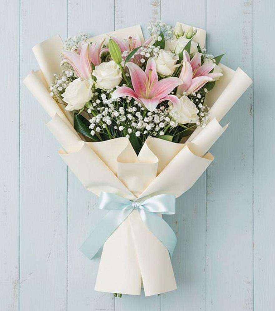 Букет цветов из: Лилии в Сикаках