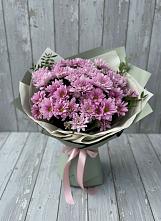 Букет цветов из:  Хризантемы в Сикаках