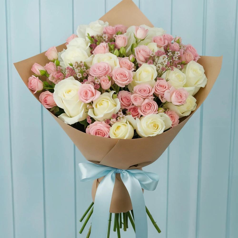 Букет цветов из: Розы в Сикаках