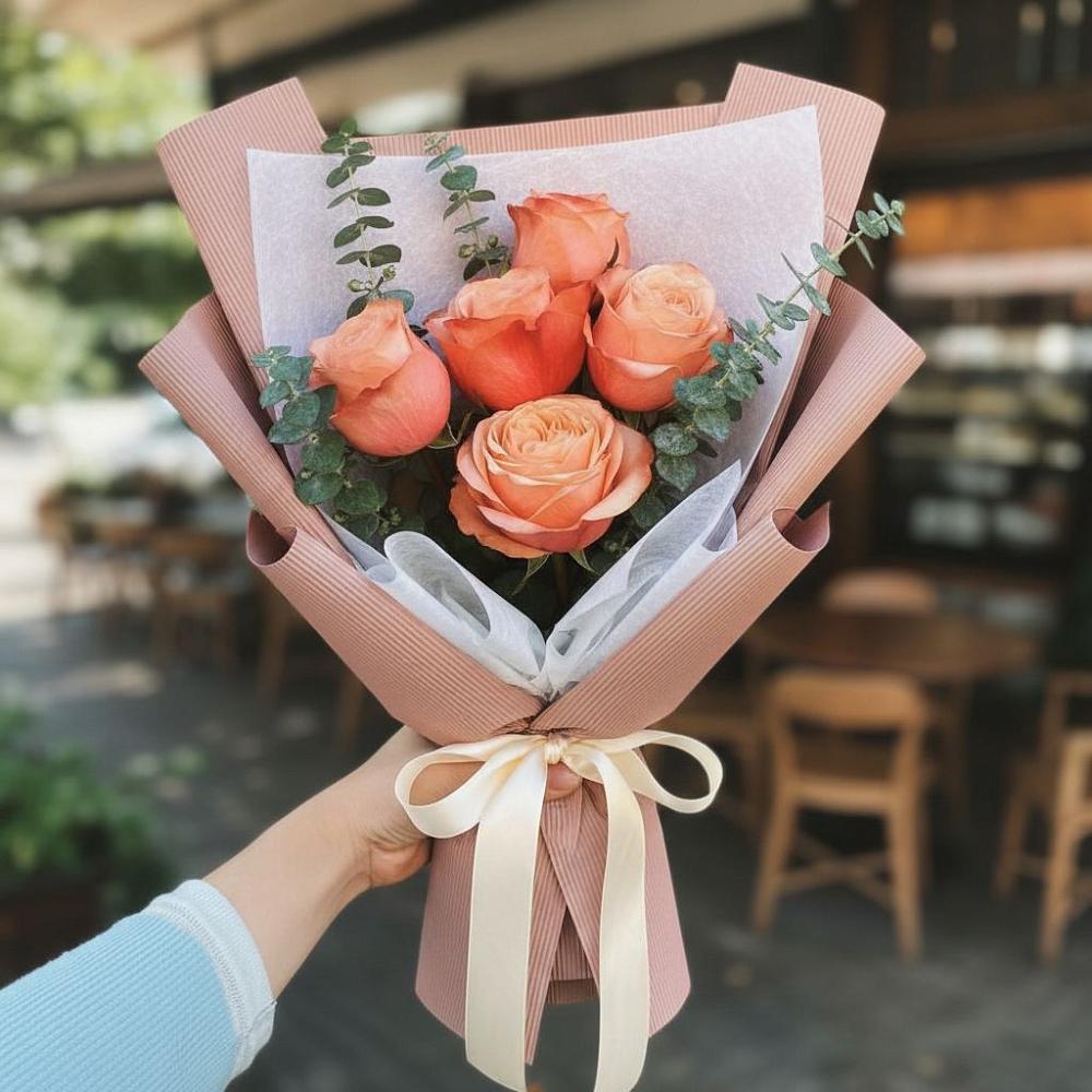 Букет цветов из: Розы в Сикаках