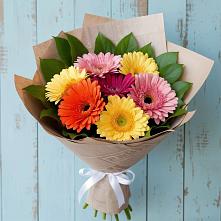 Букет цветов из:  Герберы в Сикаках