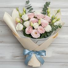 Букет цветов из:  Лизиантусы в Сикаках