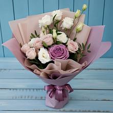 Букет цветов из:  Розы и Лизиантусы #REPLACE_PRED# Сикаках