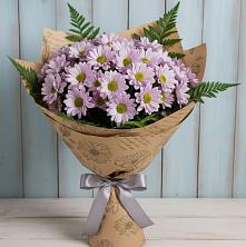 Букет цветов из:  Хризантемы в Сикаках