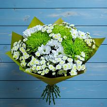 Букет цветов из:  Хризантемы в Сикаках