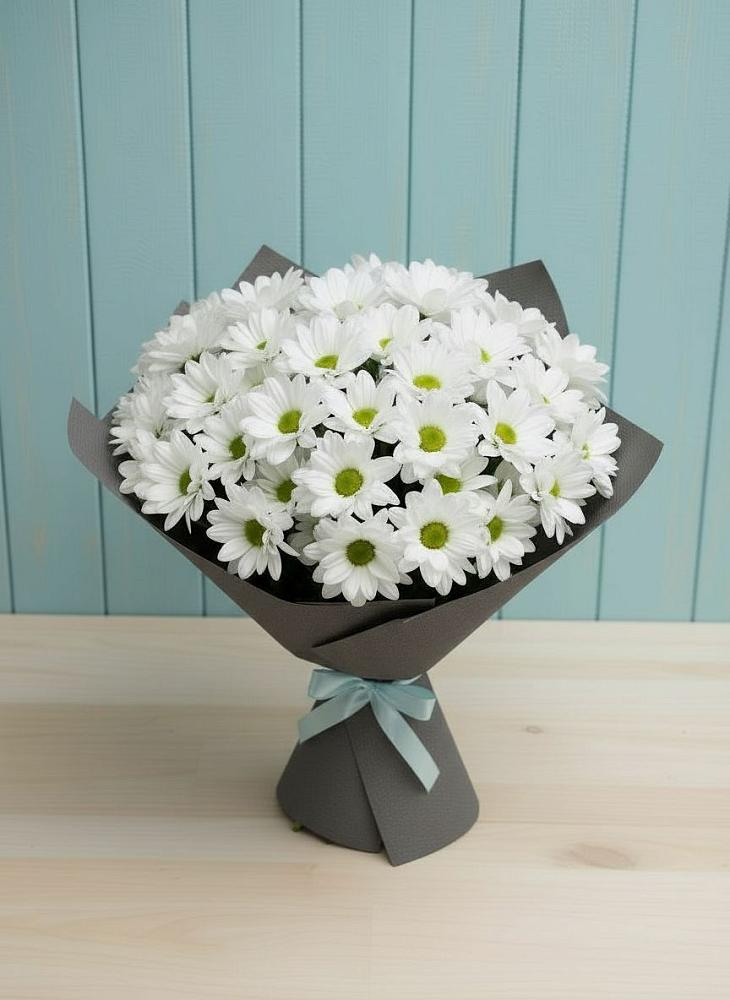 Букет цветов из: Хризантемы в Сикаках