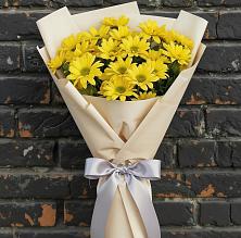 Букет цветов из:  Хризантемы в Сикаках