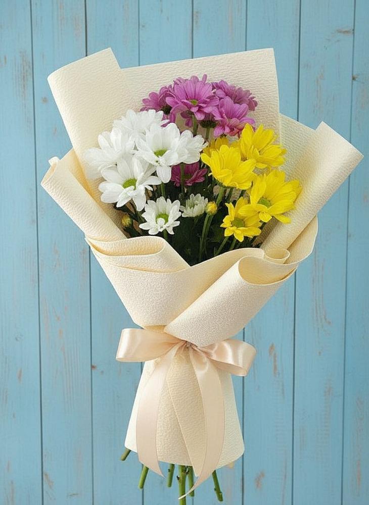 Букет цветов из: Хризантемы в Сикаках