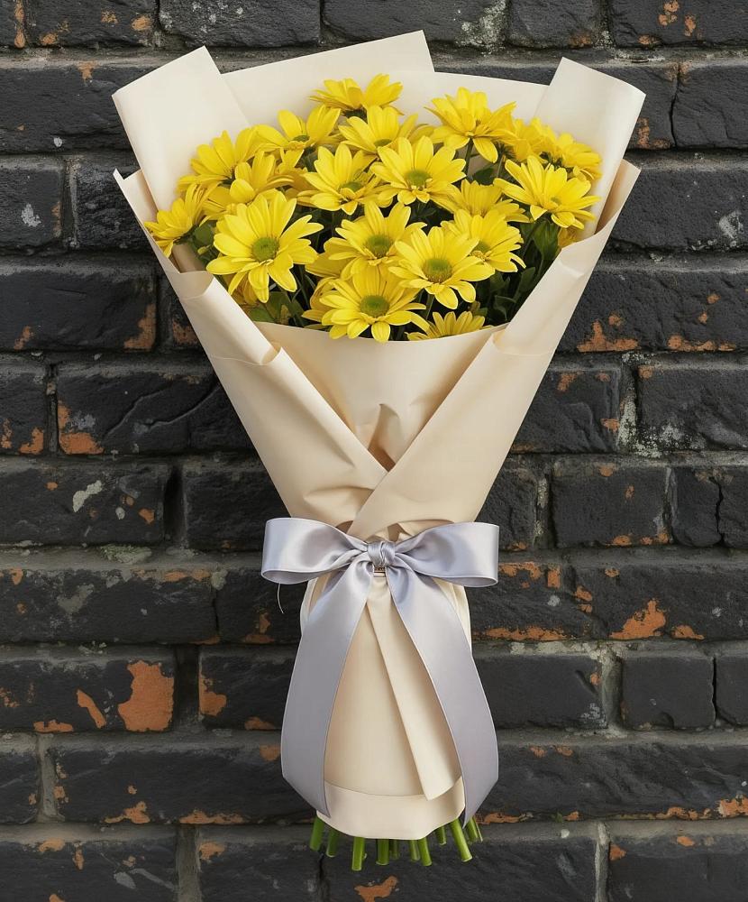 Букет цветов из: Хризантемы в Сикаках
