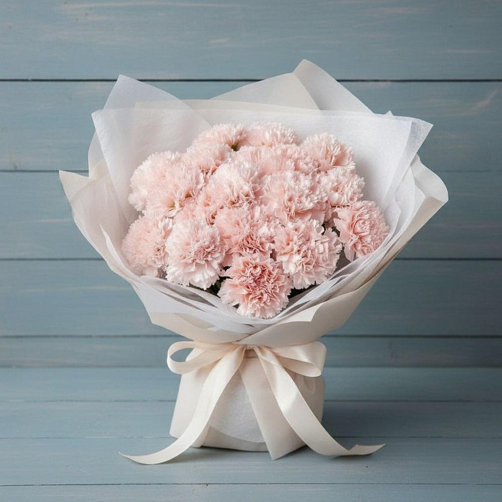 Букет цветов из: Гвоздики в Сикаках