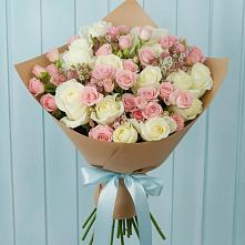 Букет цветов из:  Розы в Сикаках